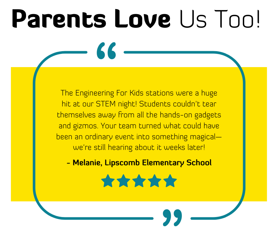 Happy testimonial from a Nashville school about STEM programs with EFK in Greater Nashville