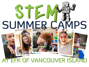 Kids smiling and having fun at camp at EFK Vancouver Island